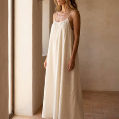 Soleia™ Flowy Open Back Summer Maxi Dress