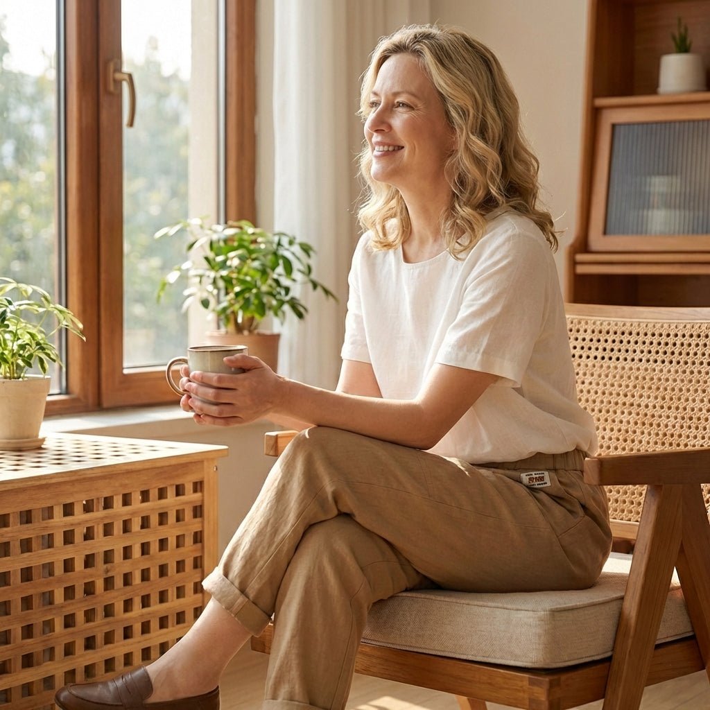 Linara™ – Cotton Linen Tapered Pants - Lark & Clover
