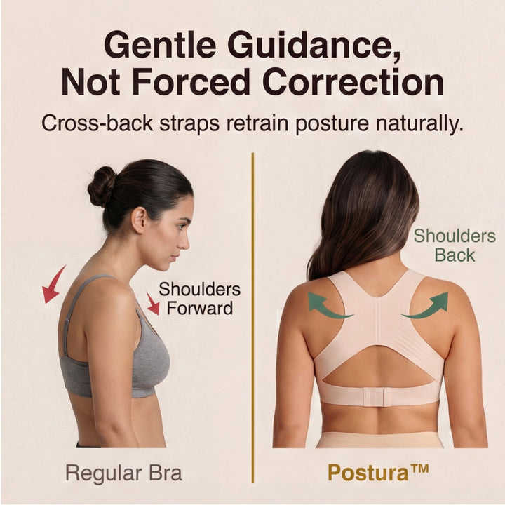 Postura™ – Wireless Posture Support Bra with Front Closure