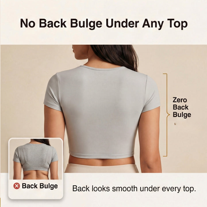Veluna™ – Seamless Wireless Deep V Comfort Bra - Lark & Clover