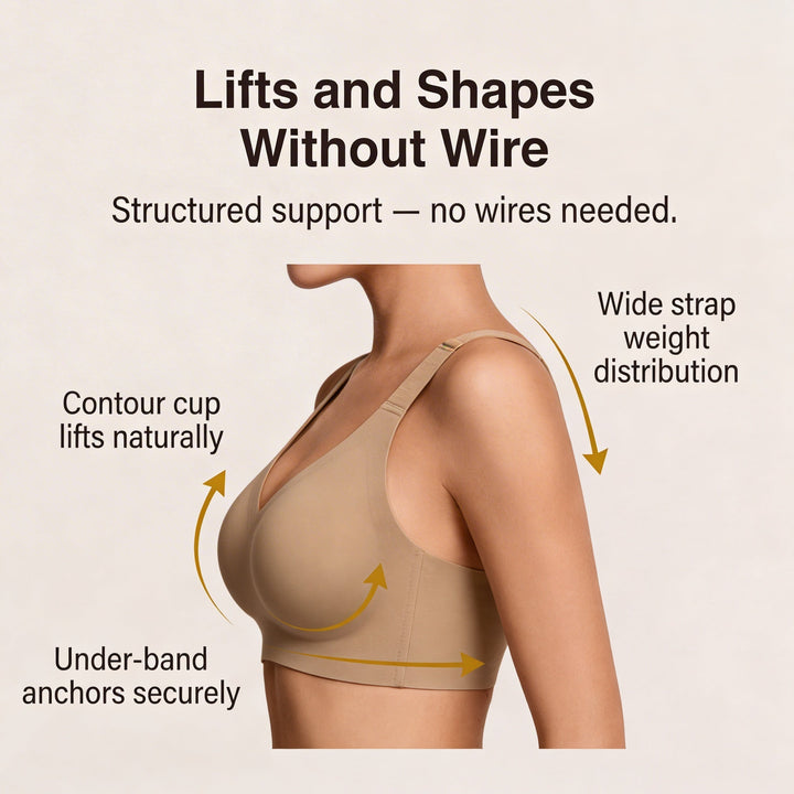 Veluna™ Seamless Wireless Comfort Bra - Lark & Clover