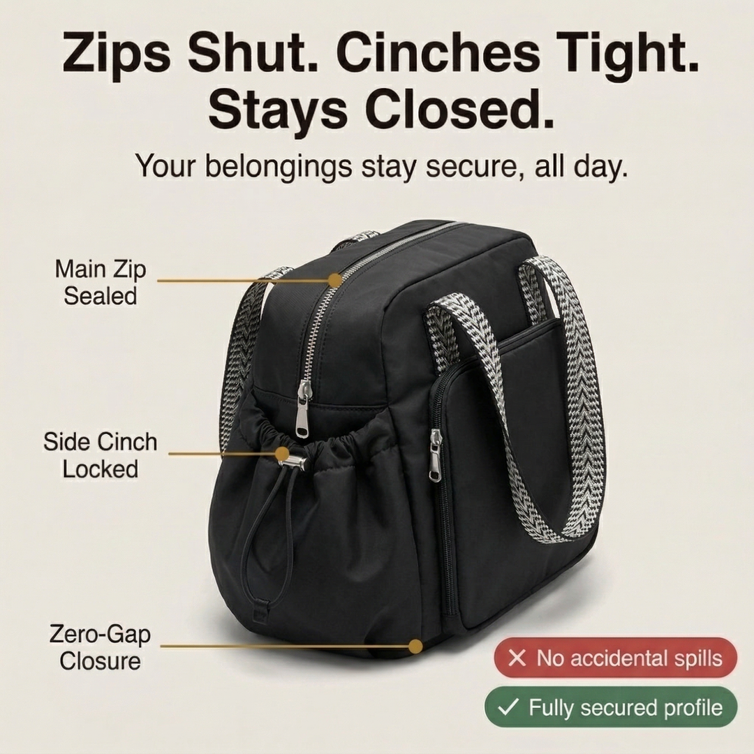 Carrova™ – Organized Everyday Tote with Backpack Straps