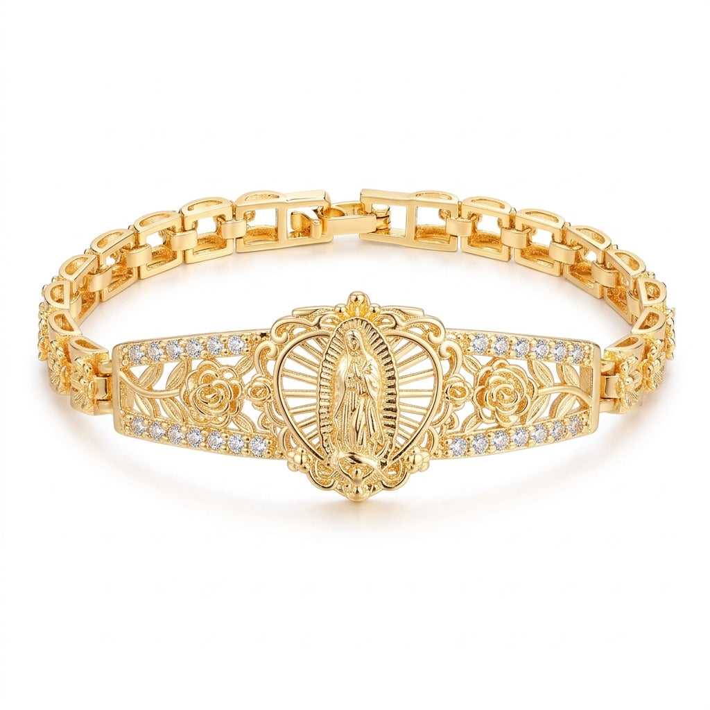 Sancta™ – Virgin Mary Filigree Bracelet