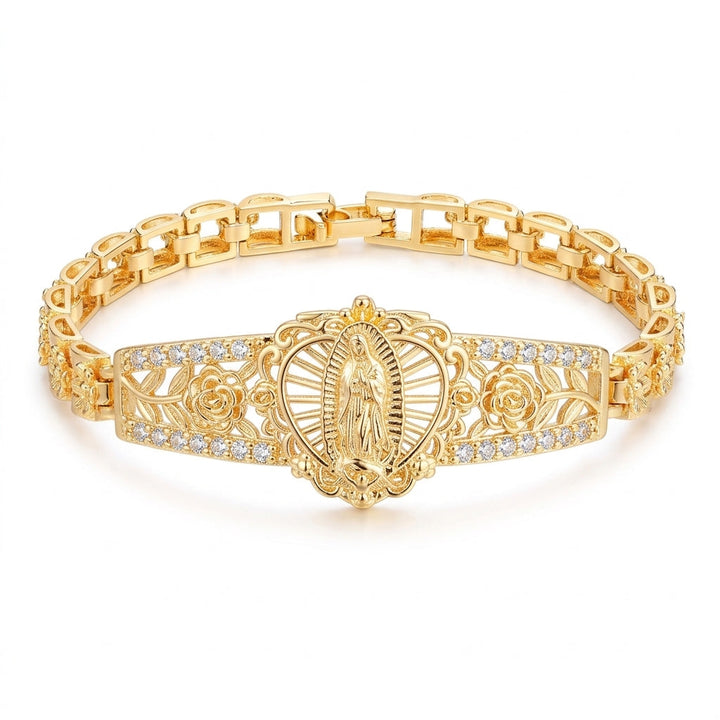 Sancta™ – Virgin Mary Filigree Bracelet