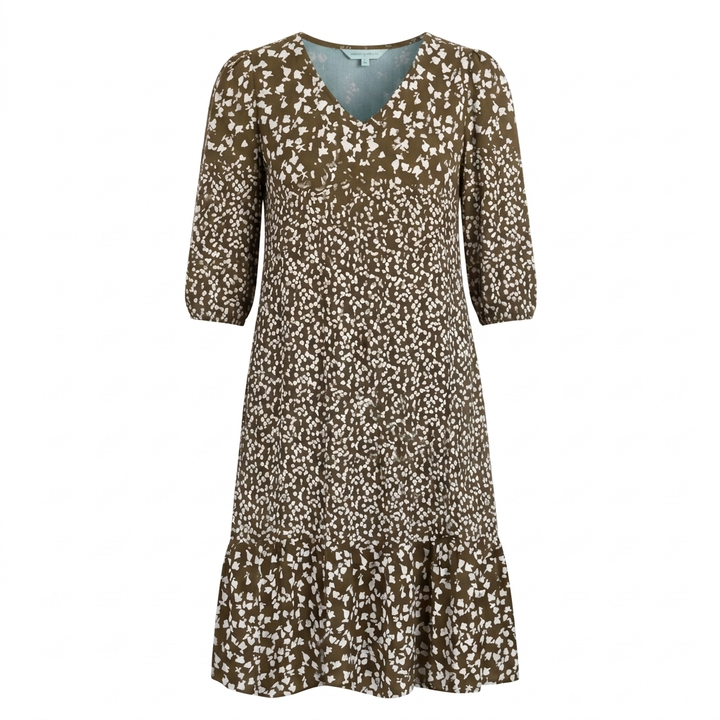 Bellora™ – Breezy Floral Midi with Ruffle Hem