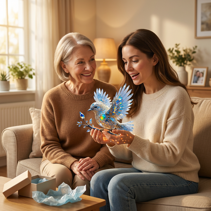 Lumara™ – Iridescent Bluebird Suncatcher Ornament