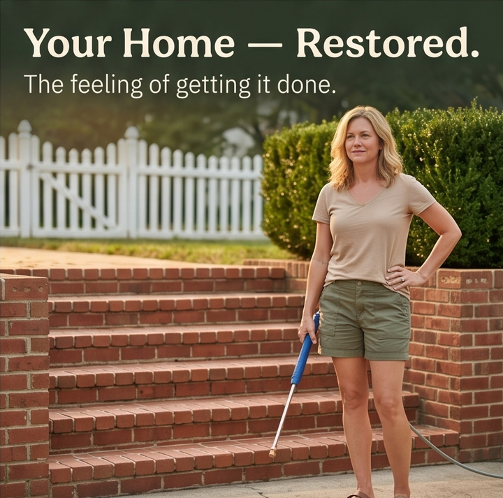 MossBlast™ – High-Pressure Garden Hose Nozzle for Moss and Grime
