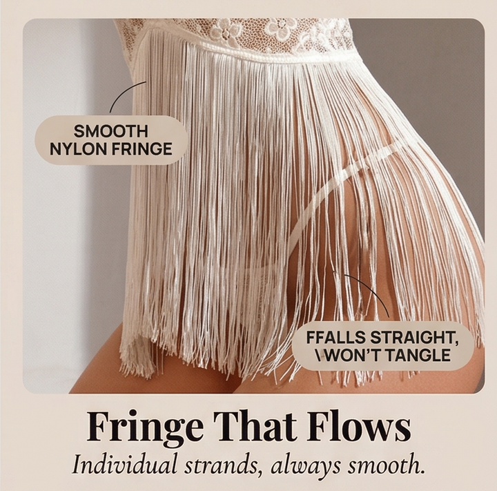 Inara™ – Lace Tassel Suspender Dress Set
