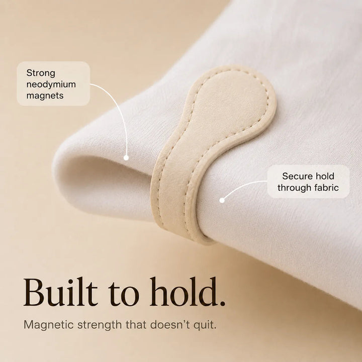 Snaply – Magnetic Sleeve and Cuff Clip for Loose Sleeves and Wide (7Pairs)