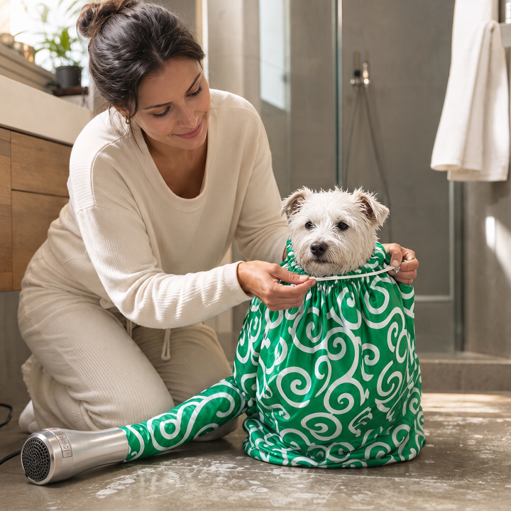 DryNest – Inflatable Pet Drying Bag