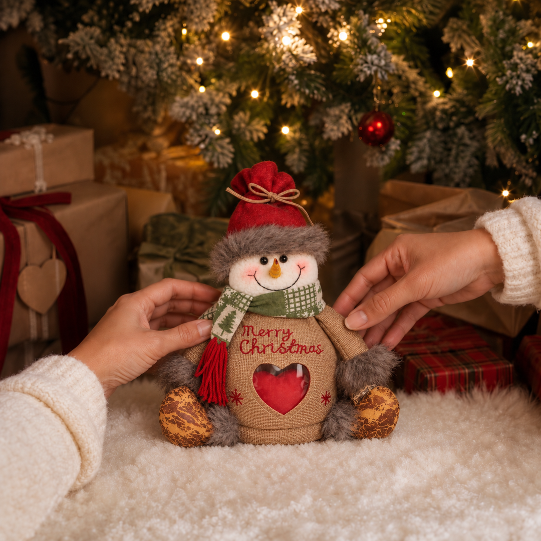 MerryZip – Plush Christmas Gift Bag With Hidden Compartment