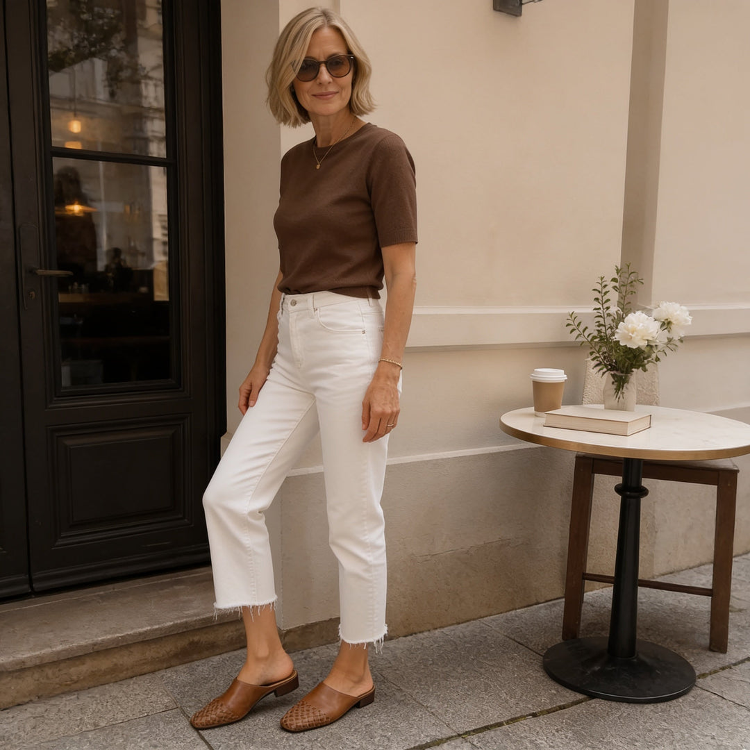 Archella – Woven Mules That Stay On When You Actually Walk