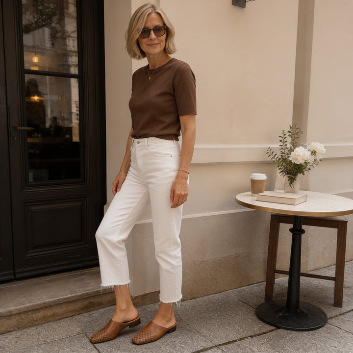 Archella – Woven Mules That Stay On When You Actually Walk