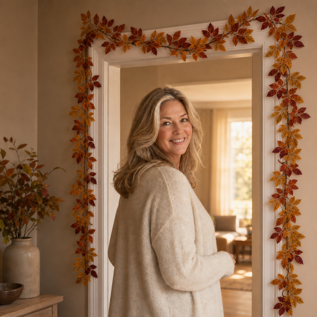 Hearthlume – Foliage Garland With Bendable Stems (no light)