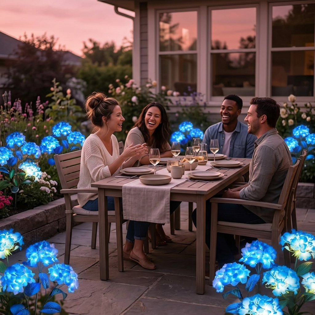 Lumelle™ Solar Hydrangea Garden Lights (2Packs)