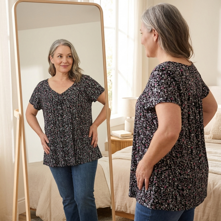 Floressa™ – Breezy Floral Cotton Top