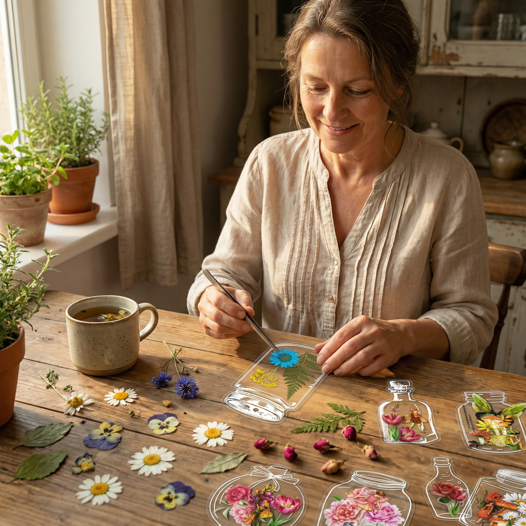 Blossomtabs™ – DIY Flower Bookmark Kit for Book Lovers