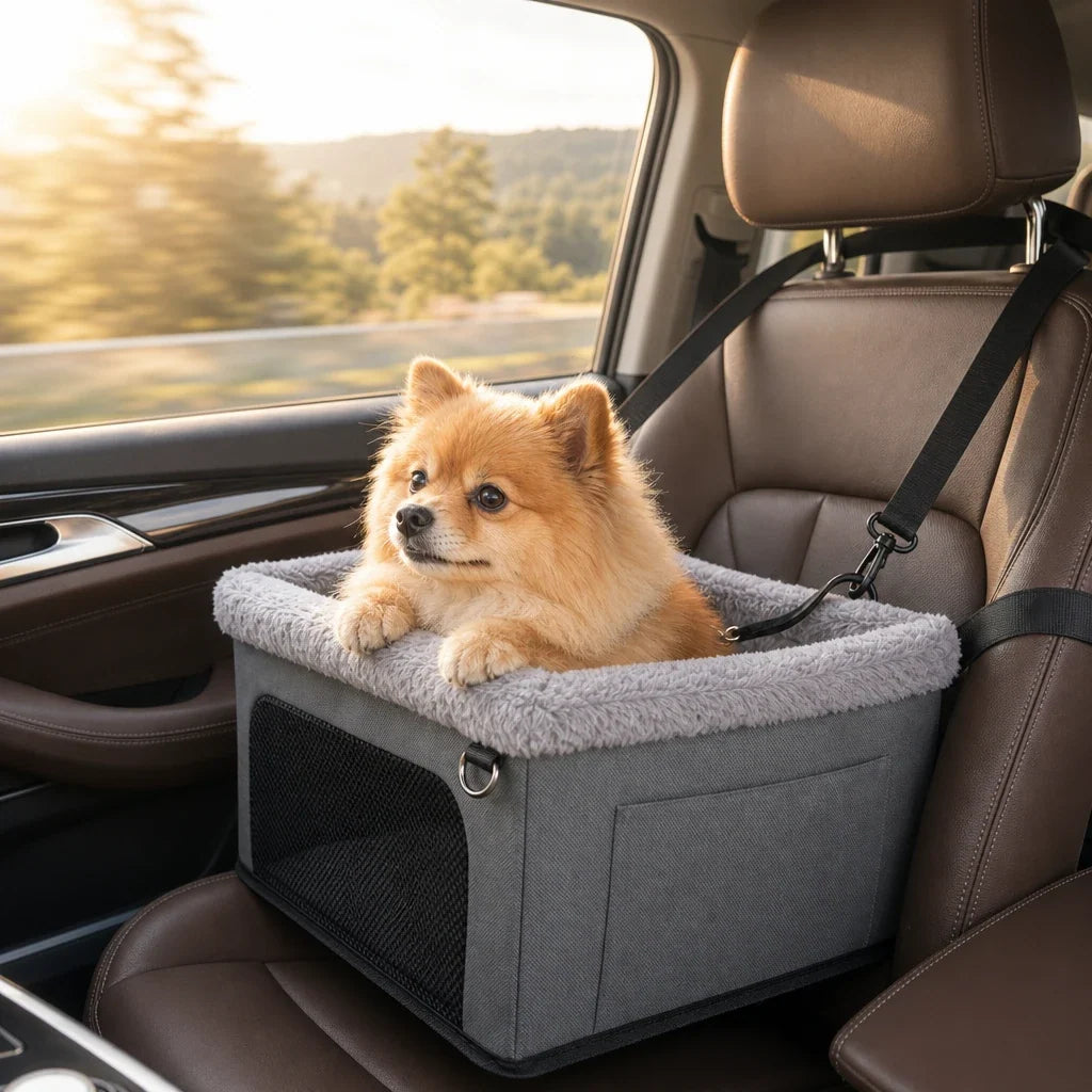 Pawstead – Plush-Lined Dog Car Booster Seat