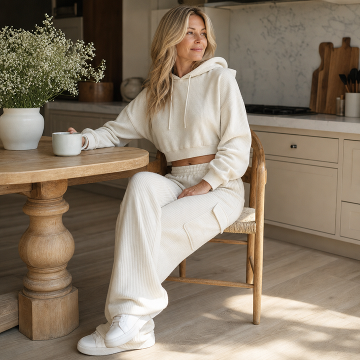 Waistwell – High Waisted Drawstring Wide Leg Pants