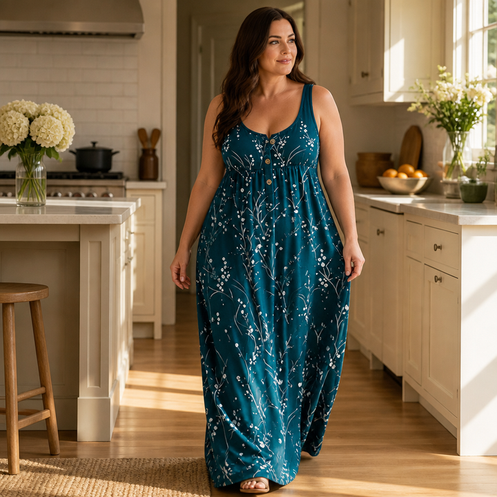 Stillwear – Maxi Dress That Drapes, Never Clings