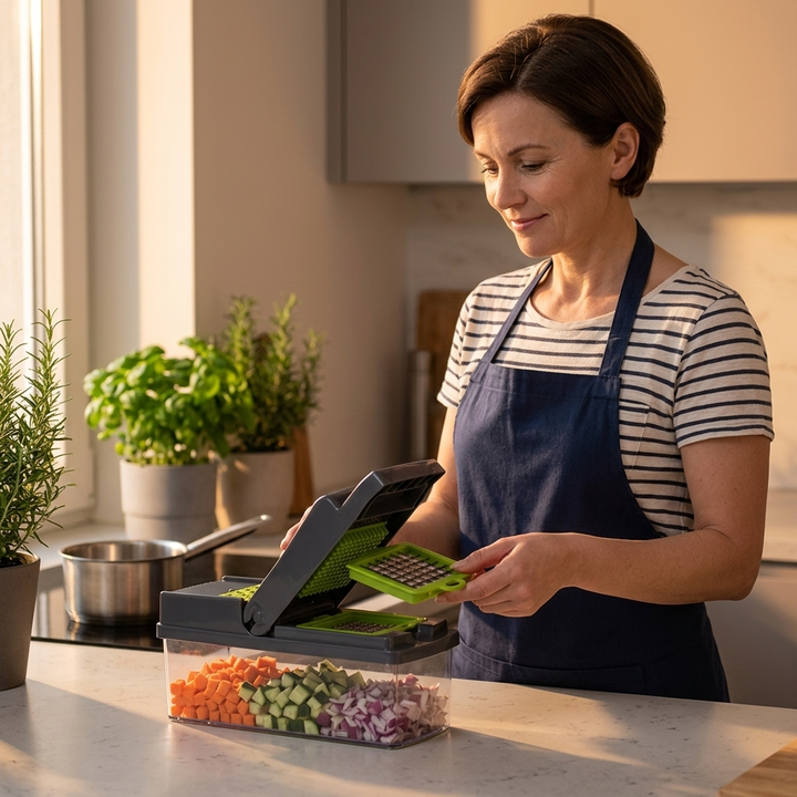 Slicera™ – All in One Veggie Prep Station