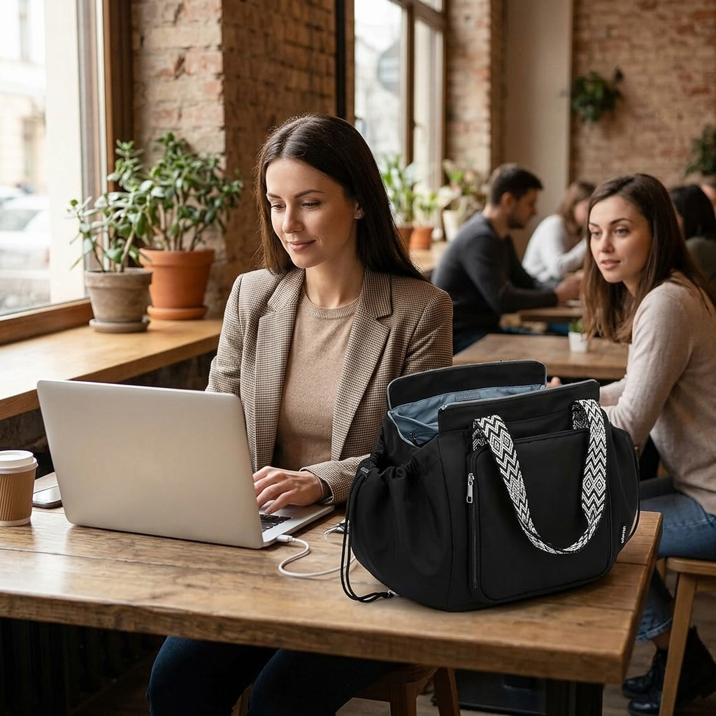 Carrova™ – Organized Everyday Tote with Backpack Straps