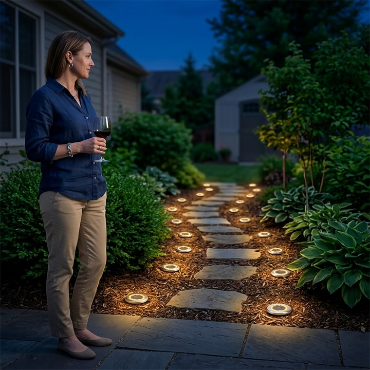 Lumeré™ – Warm-Glow Solar Path Lights