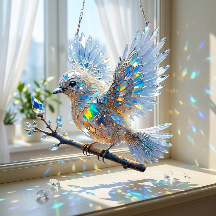 Lumara™ – Iridescent Bluebird Suncatcher Ornament