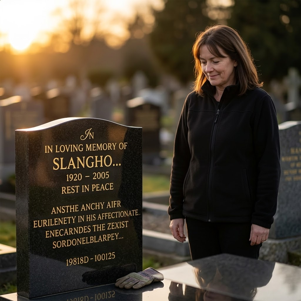 StoneTouch™ – Weatherproof Gold Marker for Headstones