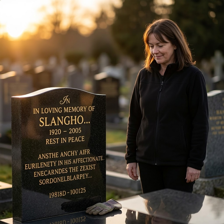StoneTouch™ – Weatherproof Gold Marker for Headstones