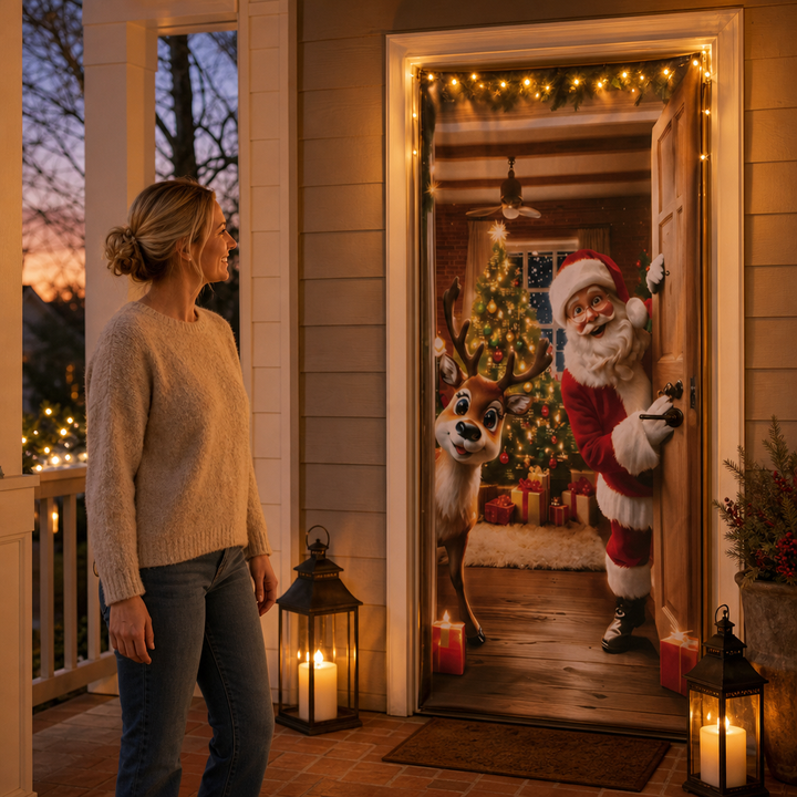 SantaScene – Christmas Door Cover