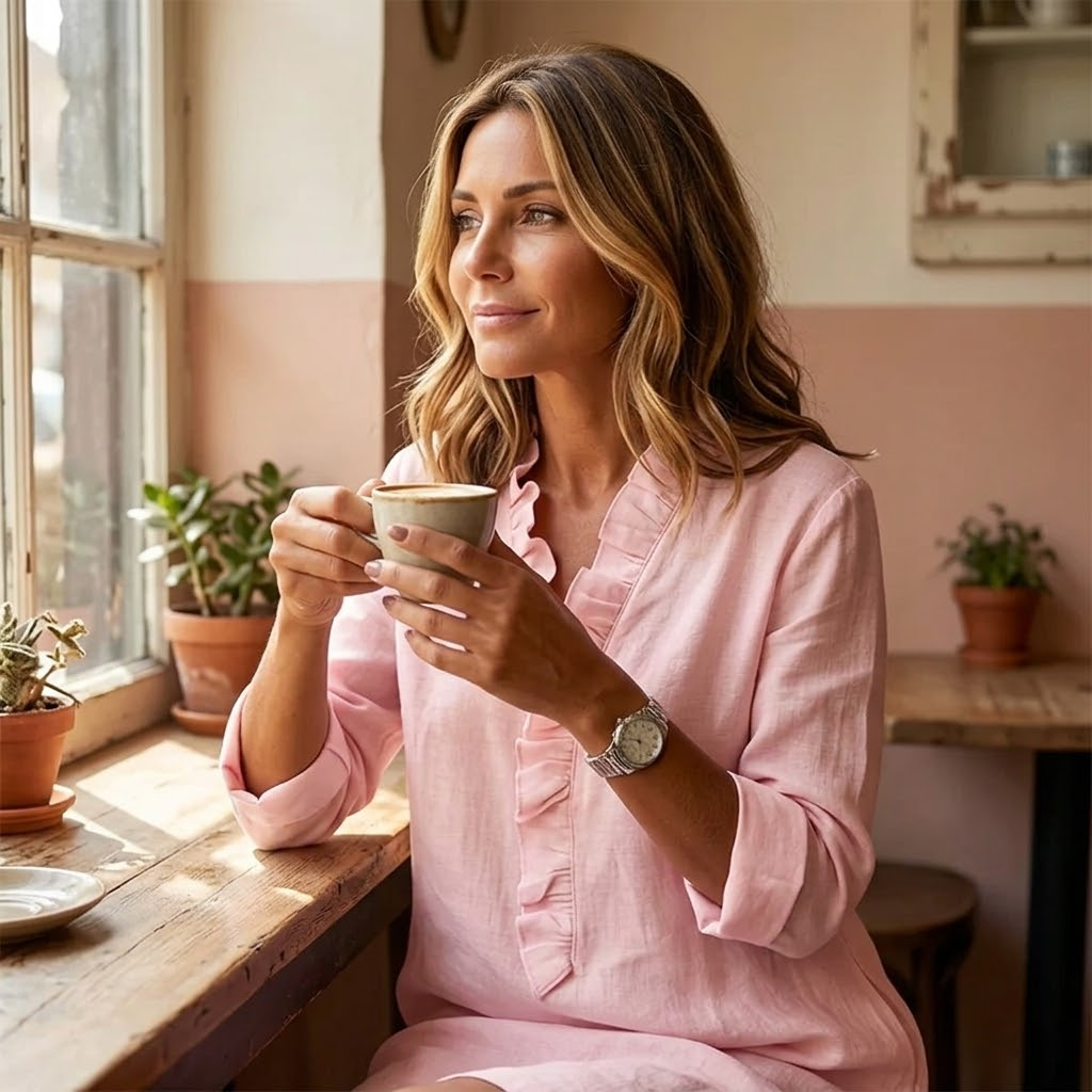 Lunavia™ – Effortless Ruffle Blouse Dress for Everyday Elegance