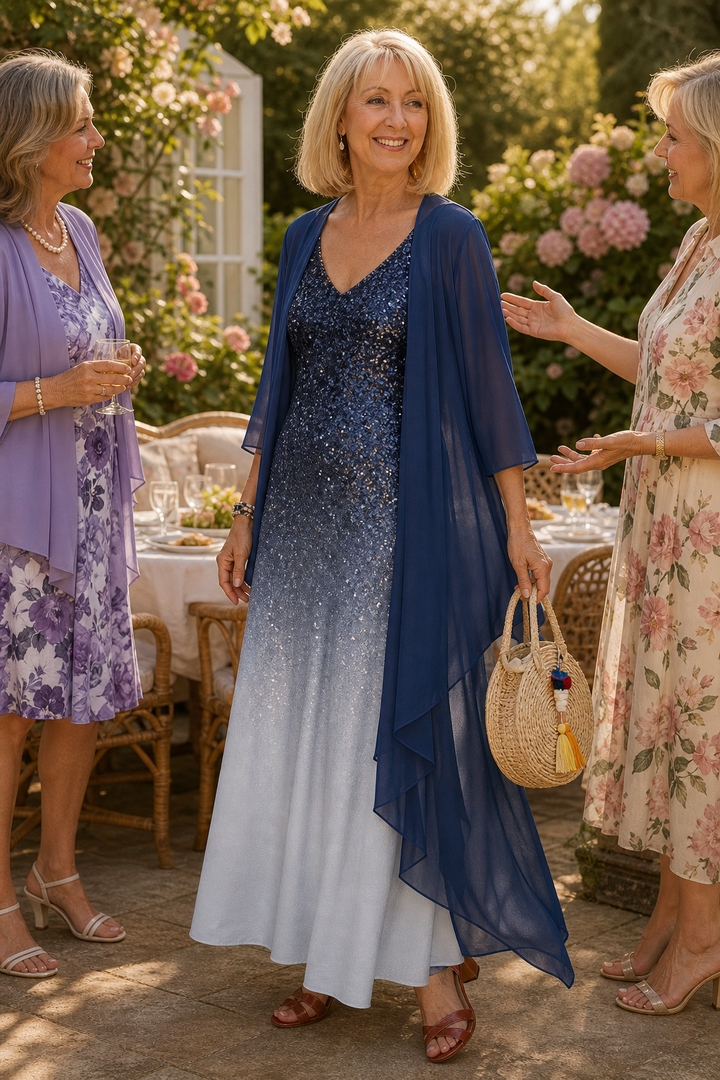 Wearbella – Two-Piece Maxi Dress And Cover-Up Set