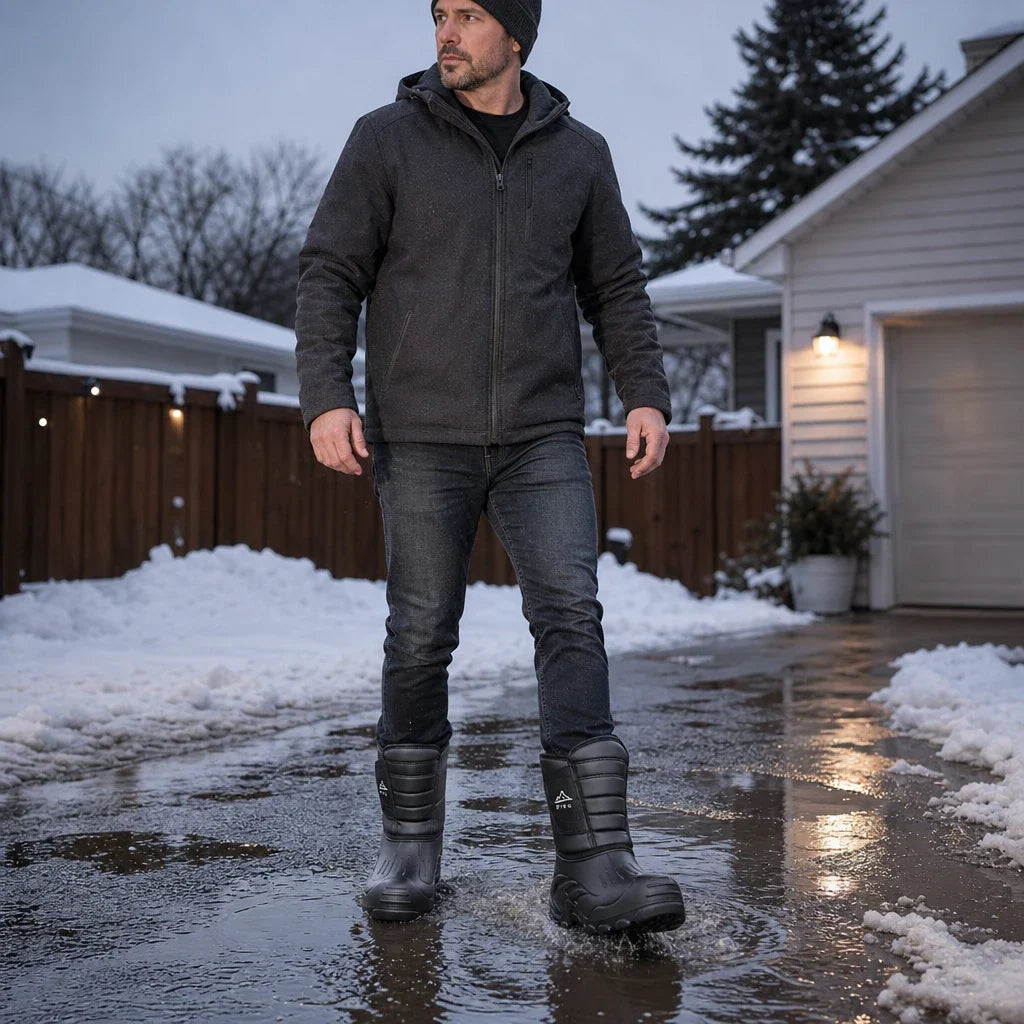 Snowlune – Plush-Lined Pull-On Winter Boots