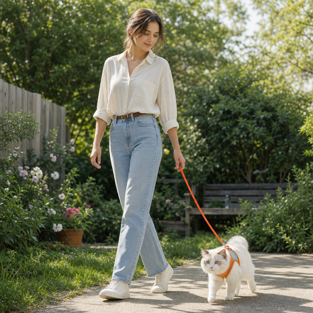 PurrPath – Reflective Step-In Cat Harness