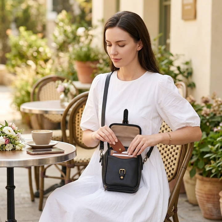 Carryn™ – Organized Crossbody Bag with Card Slots