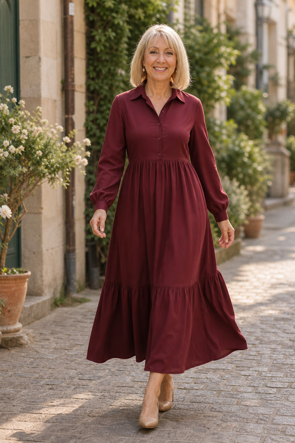 Wearbella – Relaxed Fit Flowy Swing Dress