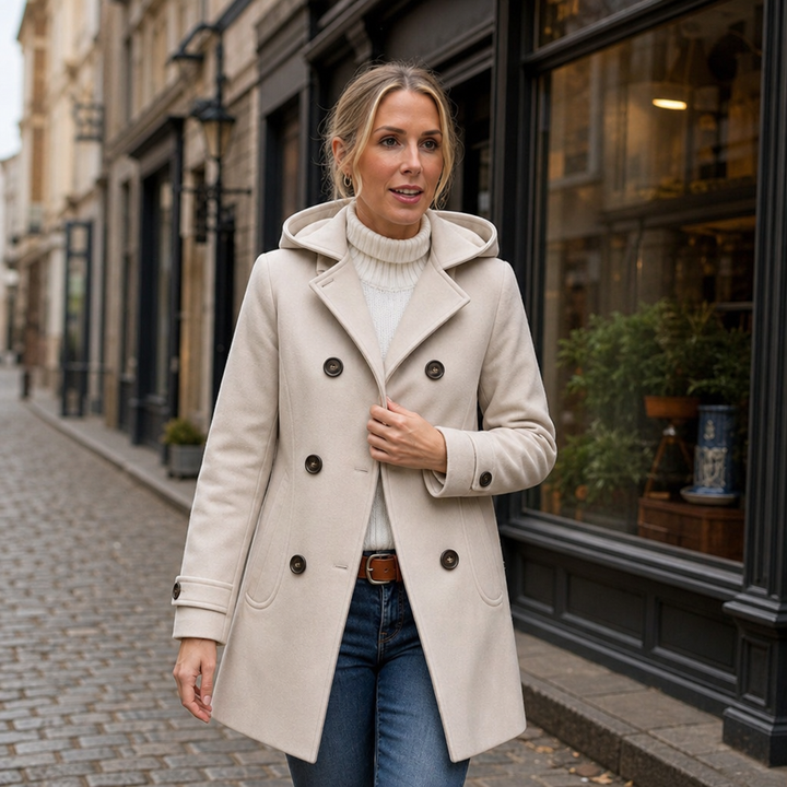 Mayfield – Double-Breasted Hooded Peacoat