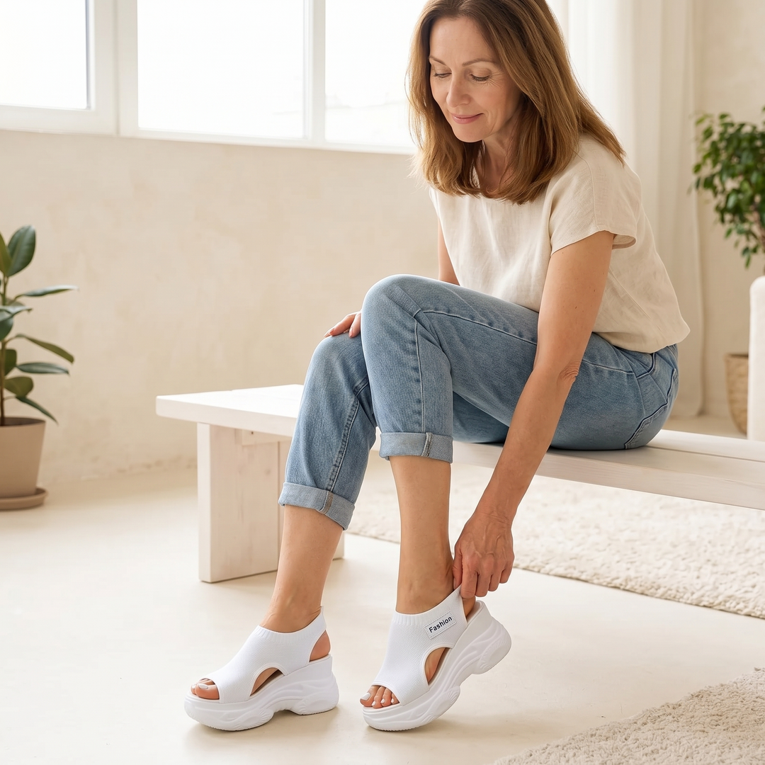 Solavia™ – Lightweight Summer Wedge Sandals