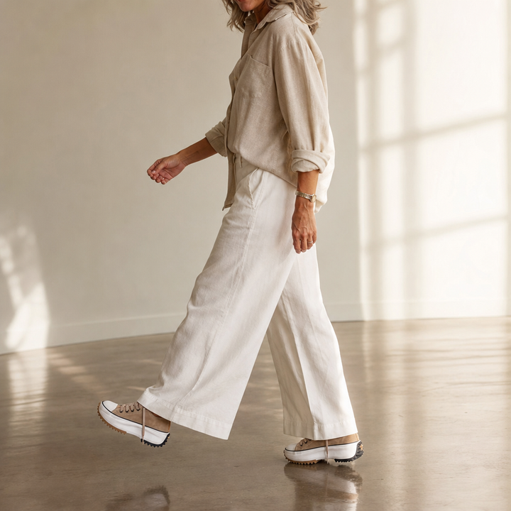 Bettina – Platform Lace-Up Sneakers