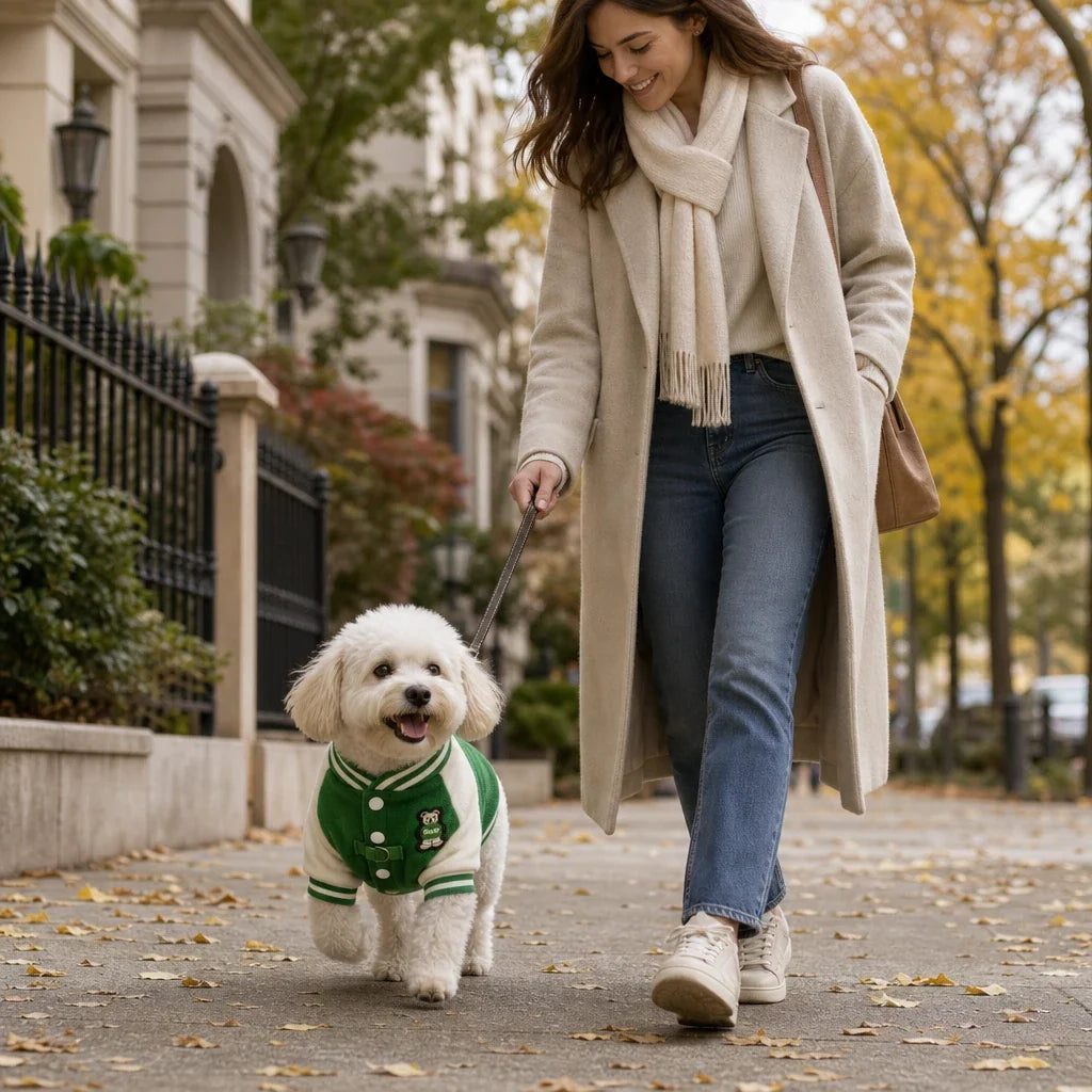 Pawswell – Varsity Snap-Front Dog Jacket