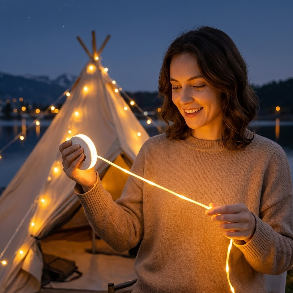 Glowva™ — Rechargeable Camping String Lights
