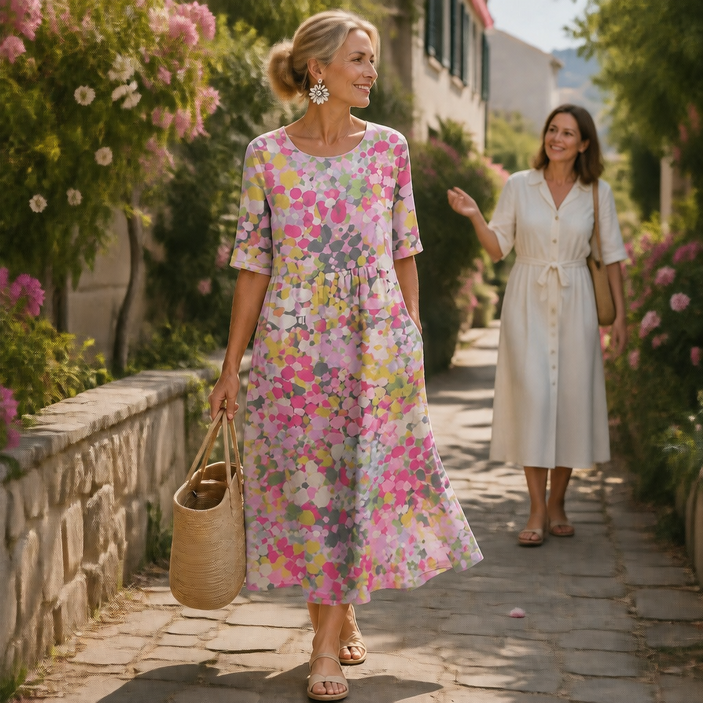 Wearbella – Midi Dress That Covers Arms, Never Overheats