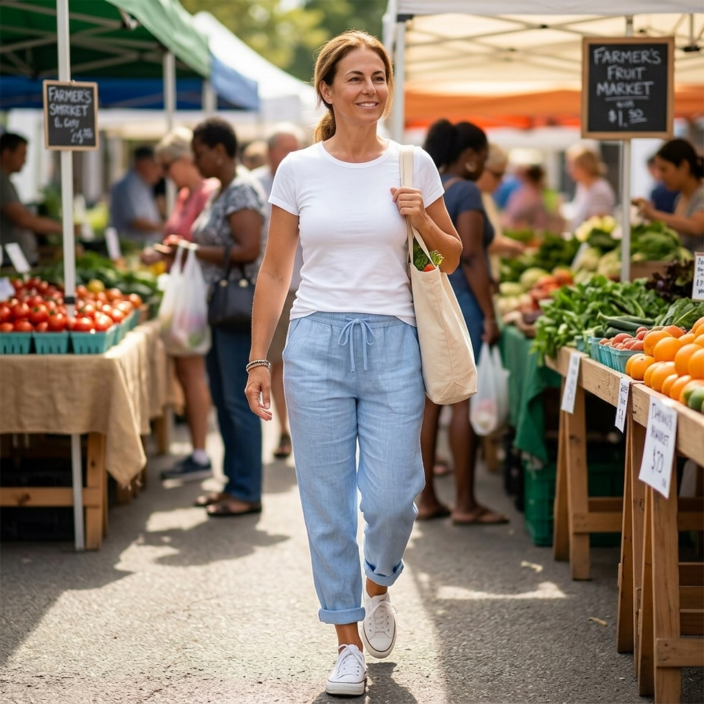 Lunara™ – Lightweight Linen Look Summer Pants
