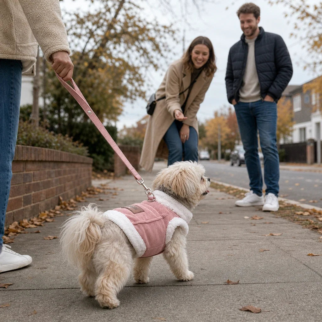 Lambkin – Fleece-Lined Corduroy-Look Dog Vest