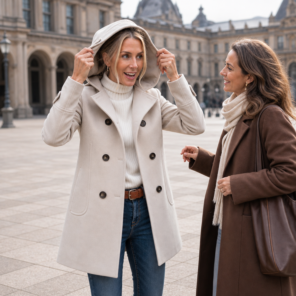 Mayfield – Double-Breasted Hooded Peacoat