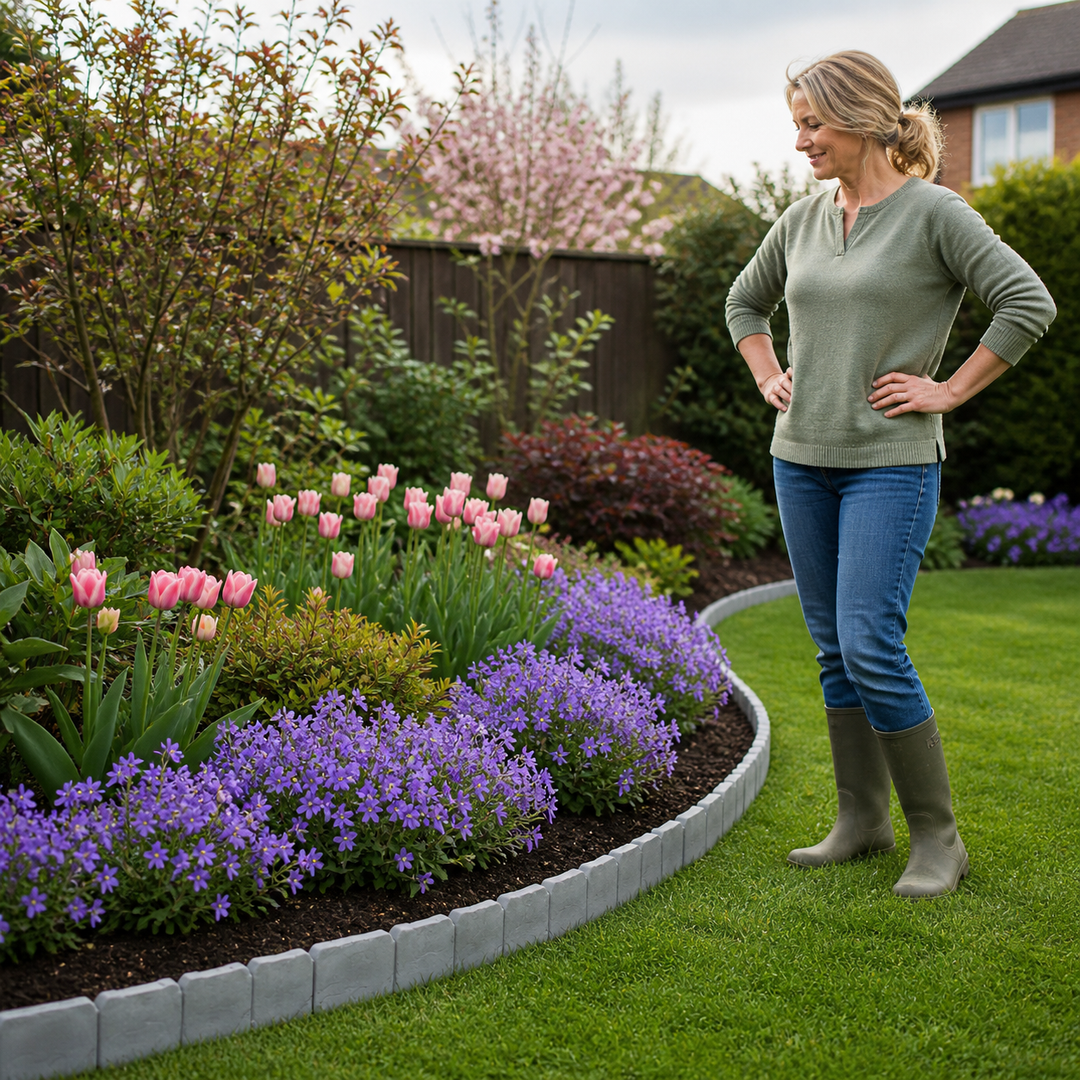 Stonelay™ – Stone-Effect Garden Edging that Taps In