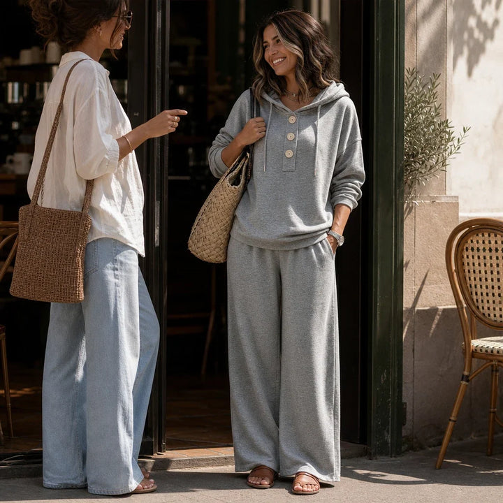 Veluna – Hoodie And Lounge Pants Set