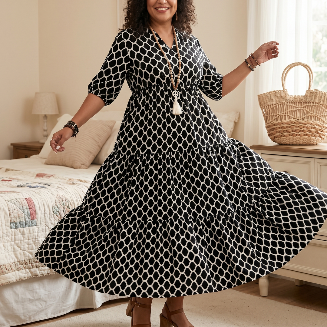 boho maxi dress with pockets Boho Maxi Dress With Sleeves