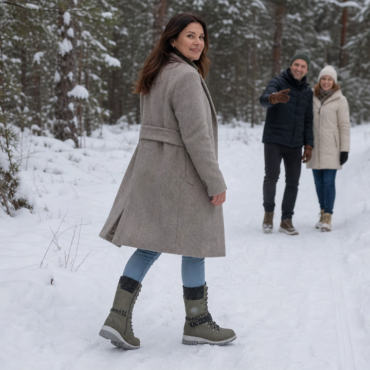 Snowlina – Adjustable Knee-High Insulated Snow Boots